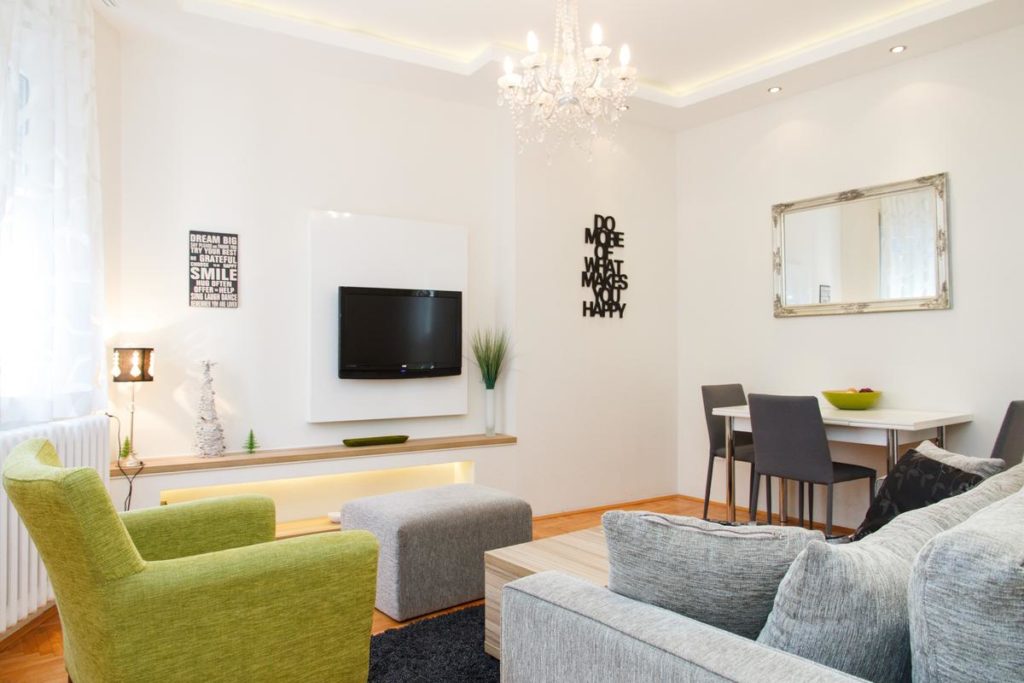 Dnevna soba apartmana Klishe zen