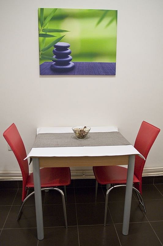 Table in kitchen